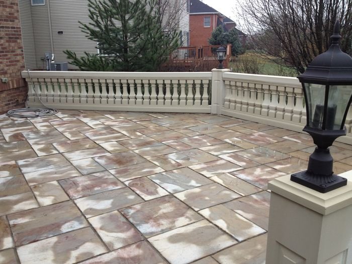 paver patio installation in bloomington